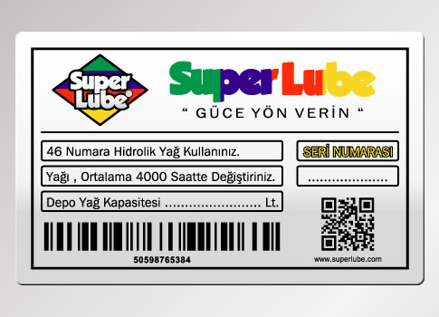 Qr Kod Baskılı Plastik 